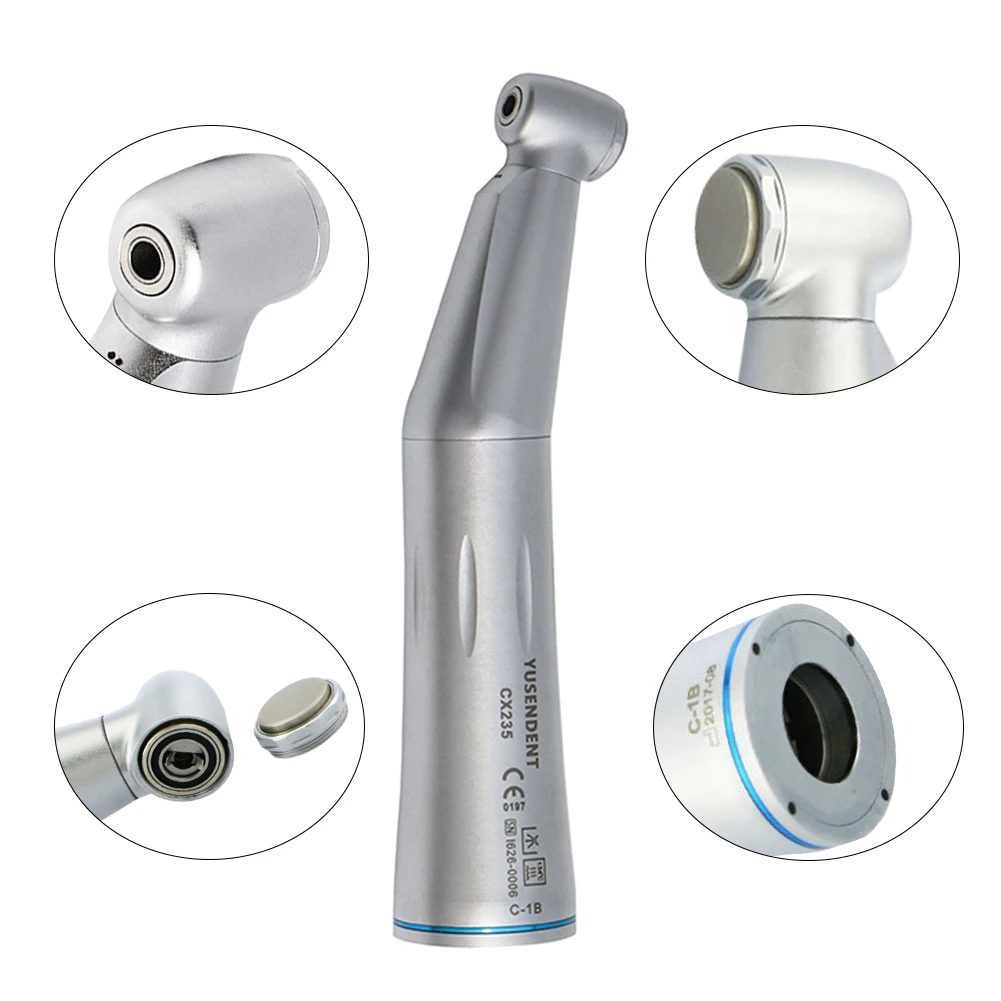 

COXO Dental Low Speed Handpiece Air Turbine Contra Angle Inner Water Spray CX235-1B YUSENDENT