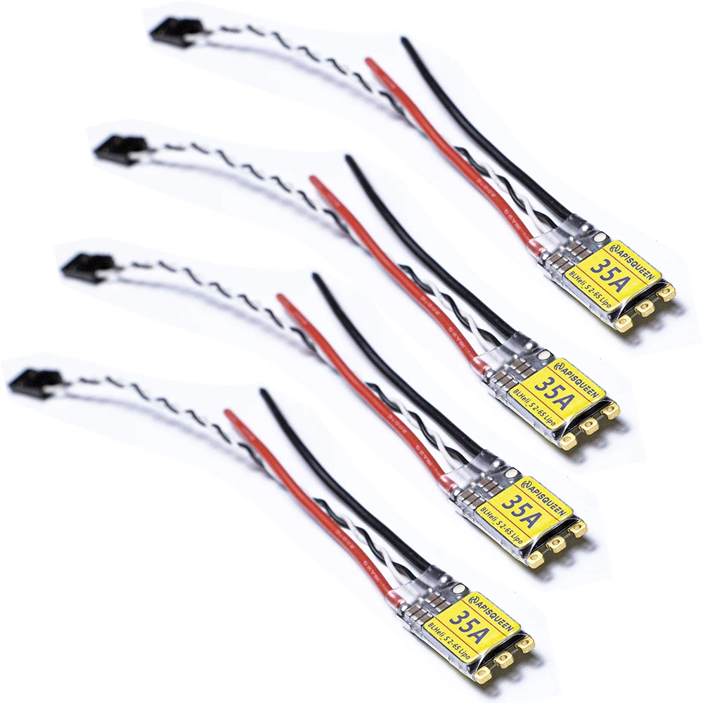 4pcs/pack Lightning 2-6S 35/45A Uni-Directional ESC No BEC For FPV Racing Drone/Underwater Thruster