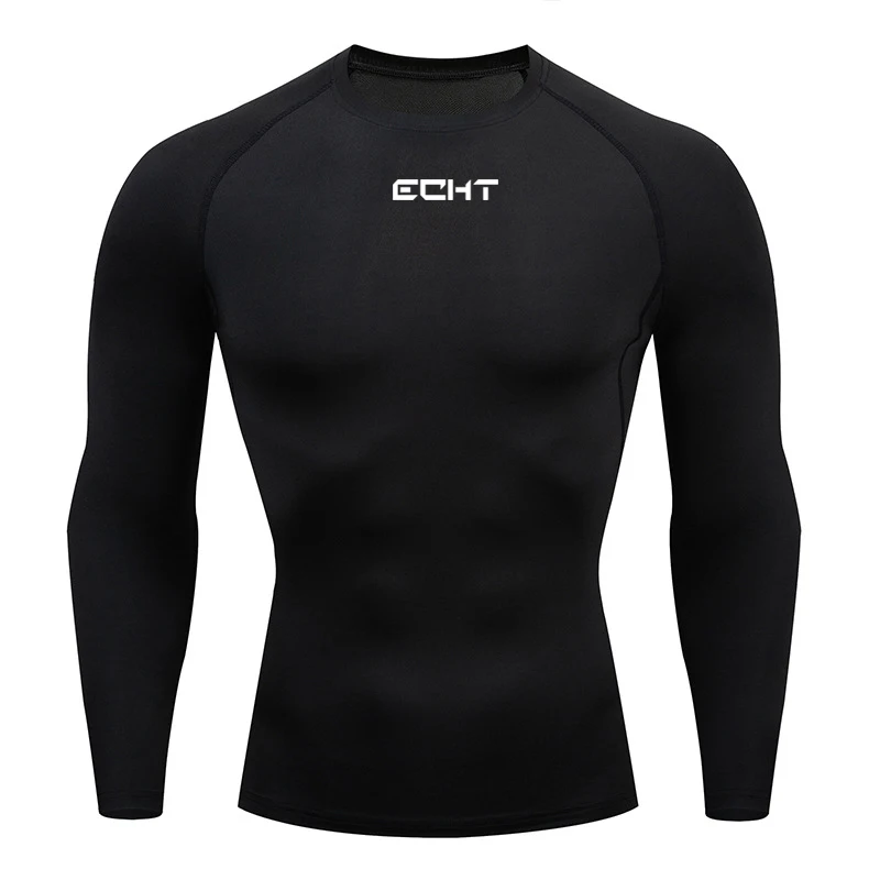 

Men's T-shirt Men Running Sport T Shirt Men Compression Fitness Tops Tee Quick DryTight Training Gym Sport Running Shirts Jersey
