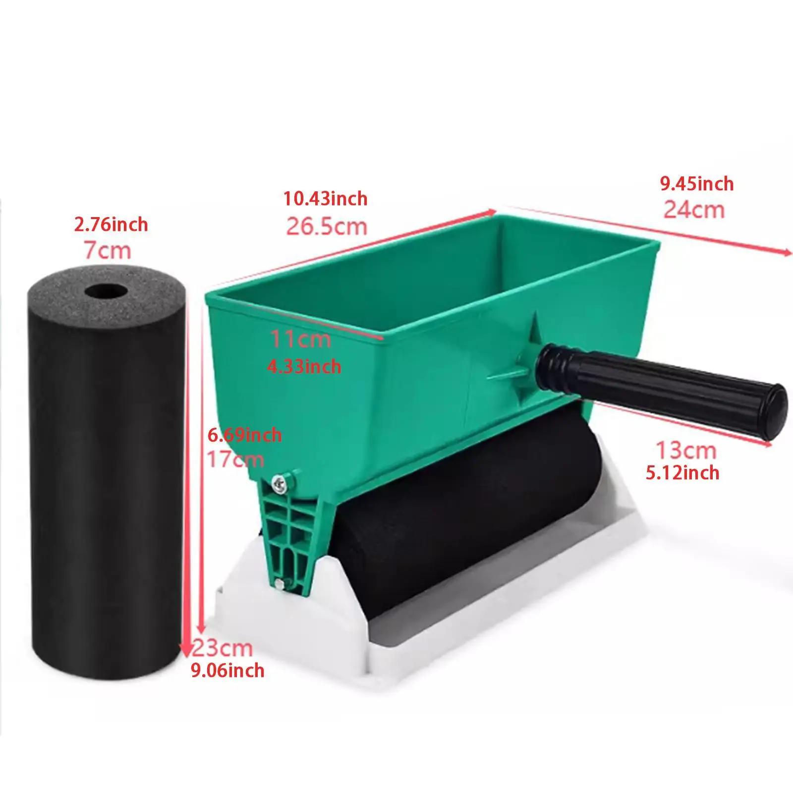9 Inch Glue Roller 400ml Practical Wear Resistant Efficient Glue