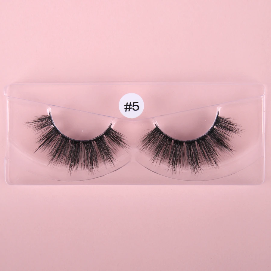 Faux Mink Hair False Eyelashes Wholesale 10/30/50 pairs 3D Faux Mink Lashes Natural Beauty Makeup Extension Eyelashes Package