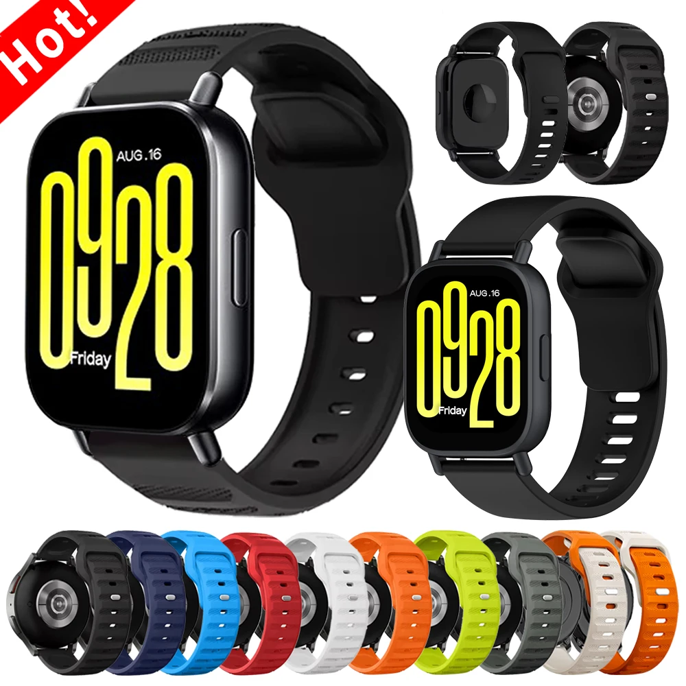 Bracelet souple en Silicone de 22mm, pour Redmi Watch 5 Active/Lite/Xiaomi Watch 5/2 Pro, pour HUAWEI WATCH GT 6 Pro, Bracelet de remplacement