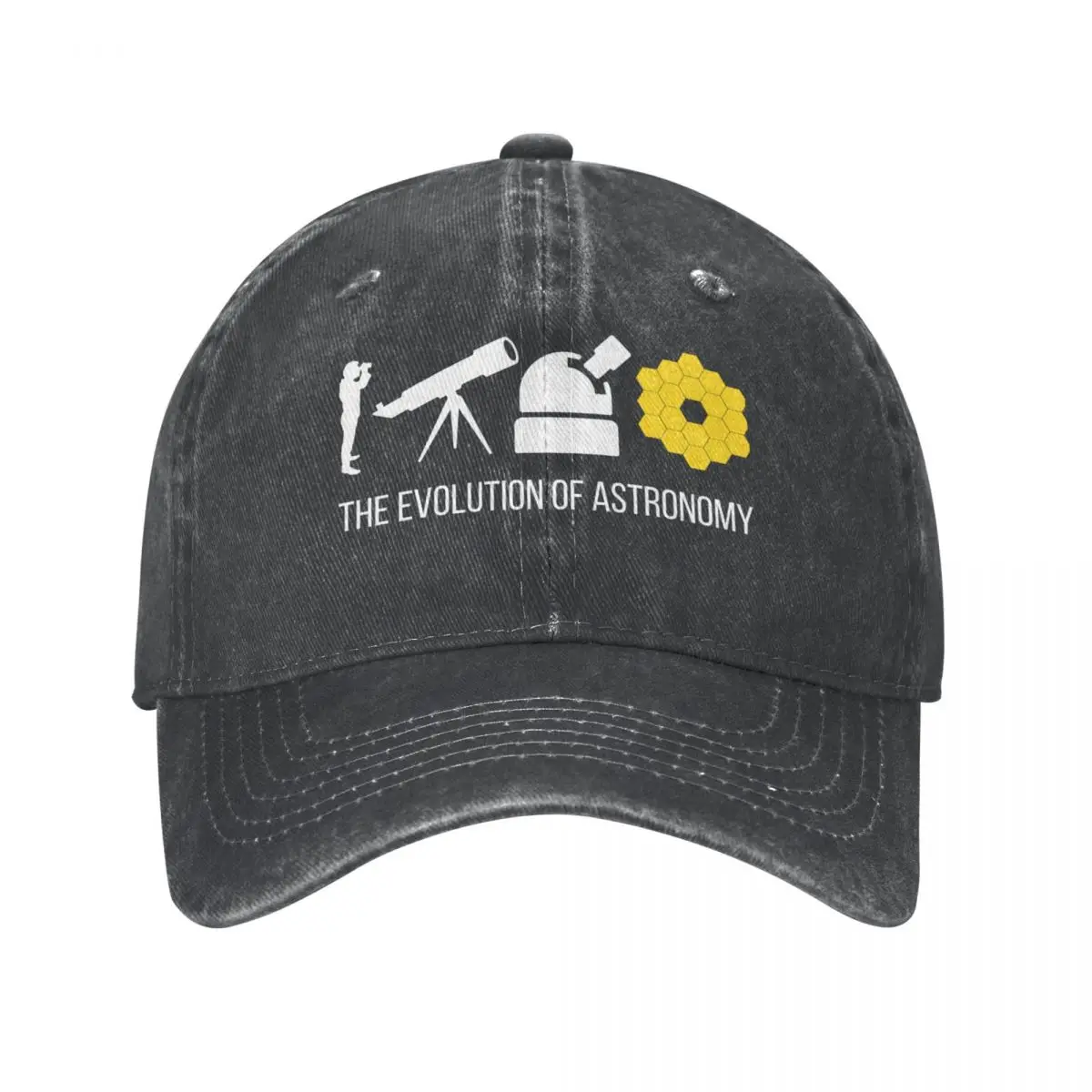 The Evolution Of Astronomy James Webb Telescope Cowboy Hat Sun Hat For Children custom Hat Baseball For Men Women\'s