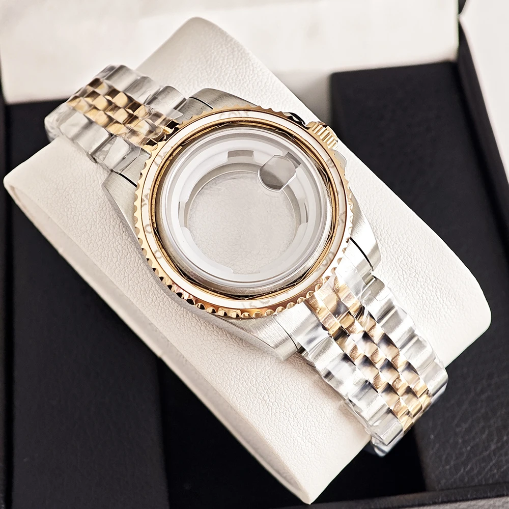 Ladies' NH05 Case 34mm Case Suitable for 24.5mm Dial Stainless Steel Ladies' Automatic Watch Accessories Sapphire Glass image 3