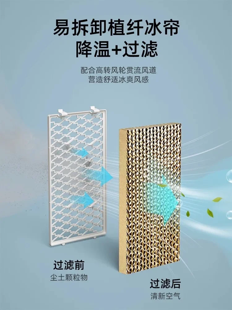 Air Conditioning Fan Refrigeration Fan  Single Cooling Water Cooler Mobile Portable