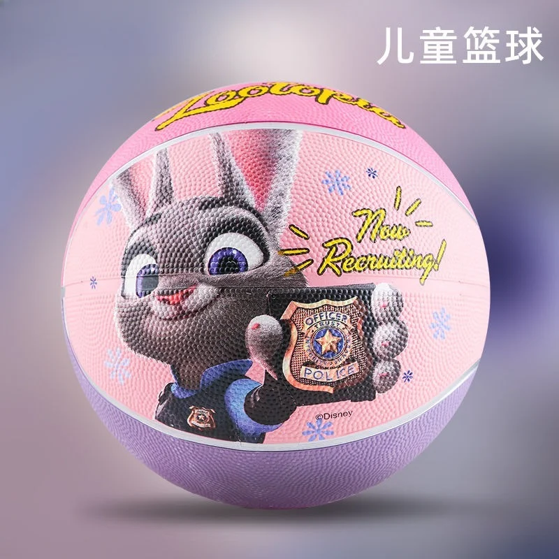 Disney Judy Hopps juguete especial de dibujos animados lindo y creativo para niños, pelota de regalo de vacaciones de película de Anime Simple personalizada, baloncesto