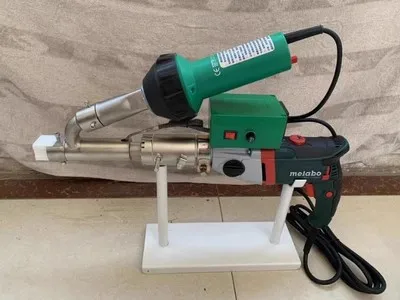 Máquina de solda de ar quente, tipo extrusão portátil, tocha de soldagem de plástico, haste de solda, máquina de fusão quente lst610a