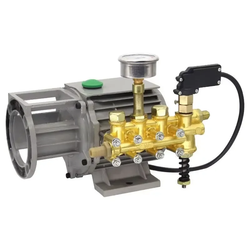 380 Type High Pressure Cleaner QL280 Type Head Car Washing Machine Pump Head Car Brush Accessories Copper Pump Head