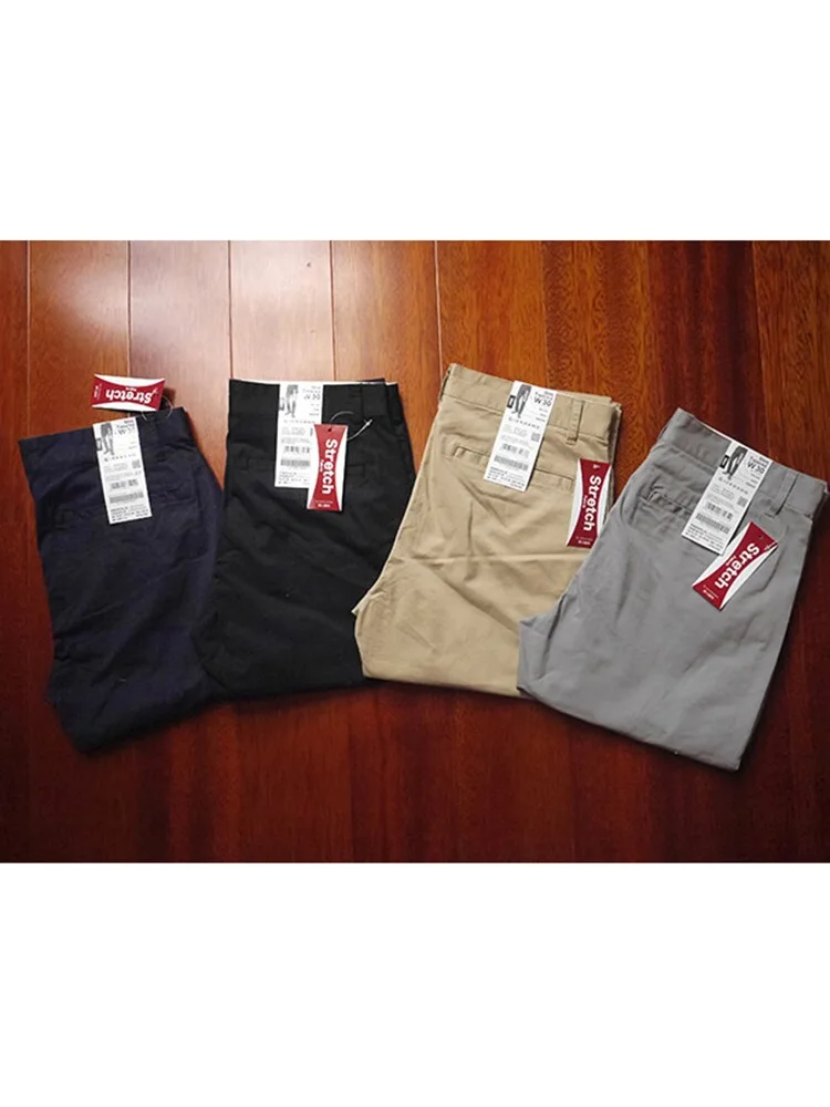 

Giordano Men's Slim Fit Casual Pants Summer Collection Thin Elastic Loose Straight Leg Long Trousers Faionable Urban Sle