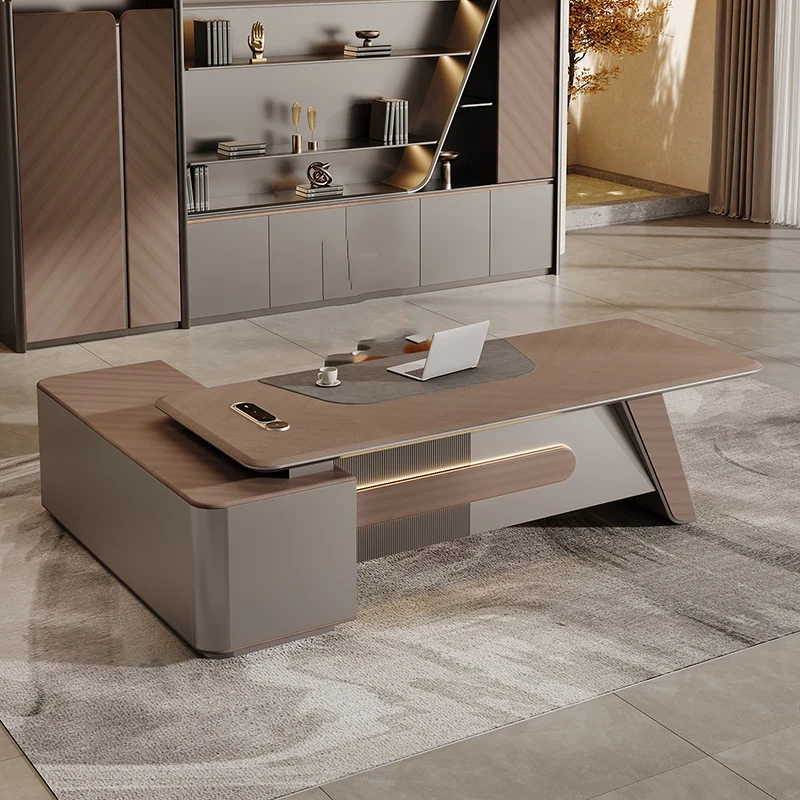 Executive Ladies Office Desk Aesthetic Luxury Conference Laptop Office Desk Drawers Modern Craft Mesa De Escritorio Furniture