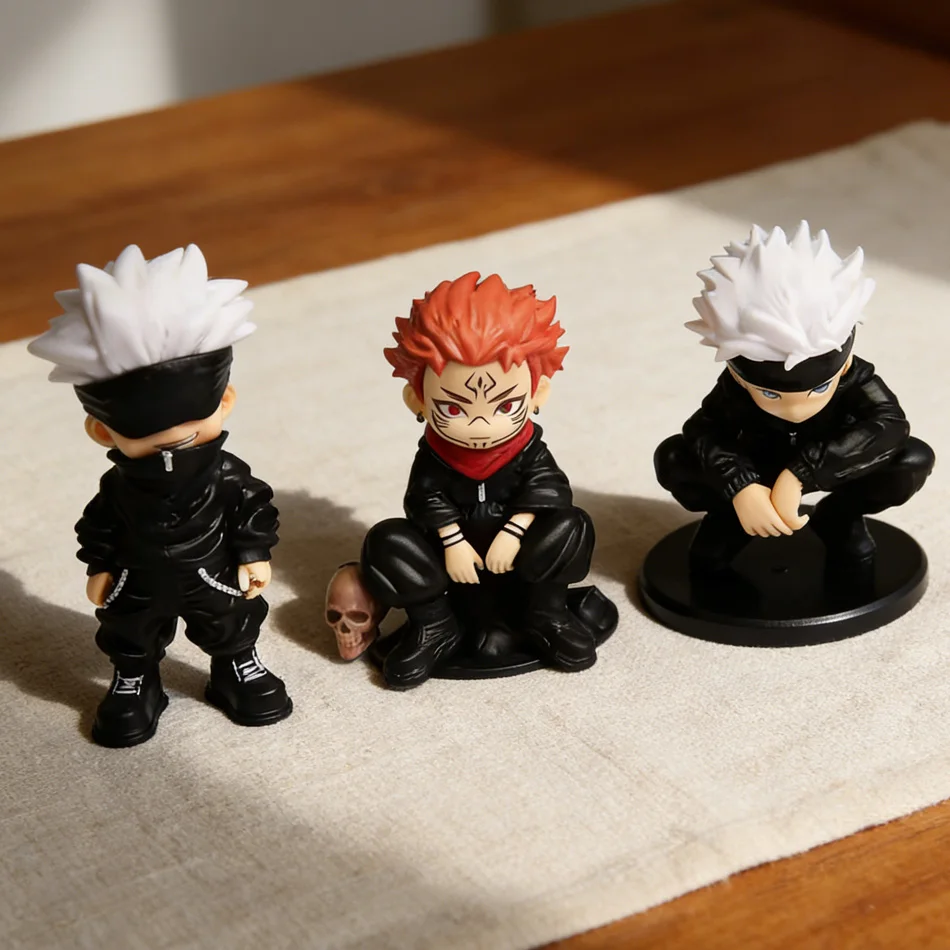 Figura de acción de Jujutsu Kaisen, 12-14cm, 2 estilos, Satoru Gojo, figura de acción del Señor de la Maldición, Sukuna, colección de figuras, modelo de muñeca