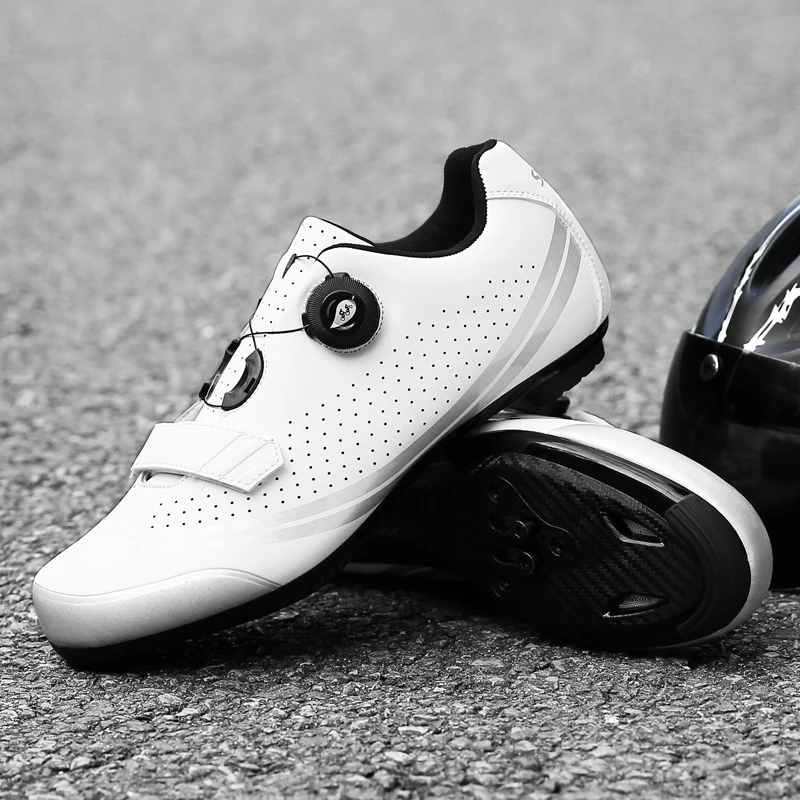 

New road mountain bike riding shoes unisex four season leisure comfortable anti slip mesh outdoor leisure off-road riding shoes
