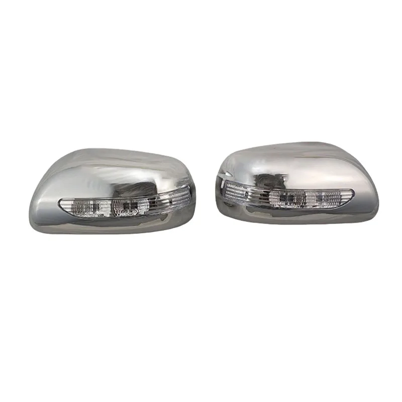 

For Toyota wish Yaris 2003 2004 2005 2006 Car upgrade Car Exterior Chrome Door Mirror Cover With LED Cars Accessories