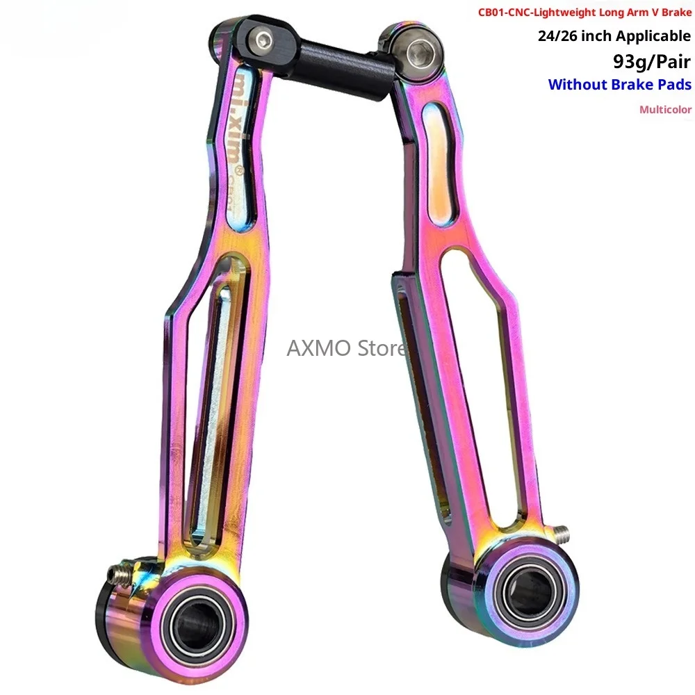 Bike 24/26 Inch V-Brake Long-Arm CNC Hollow Lightweight  Rim  Bicycle Brake Clamp Caliper Bicycle Repalcement Parts