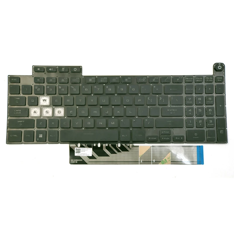 New For Asus TUF Gaming A15 F15 FA507 FA507RC FA507RE FX507 FX517 A17 FA707 F17 FX707 FX707ZC Laptop Keyboard US Backlit