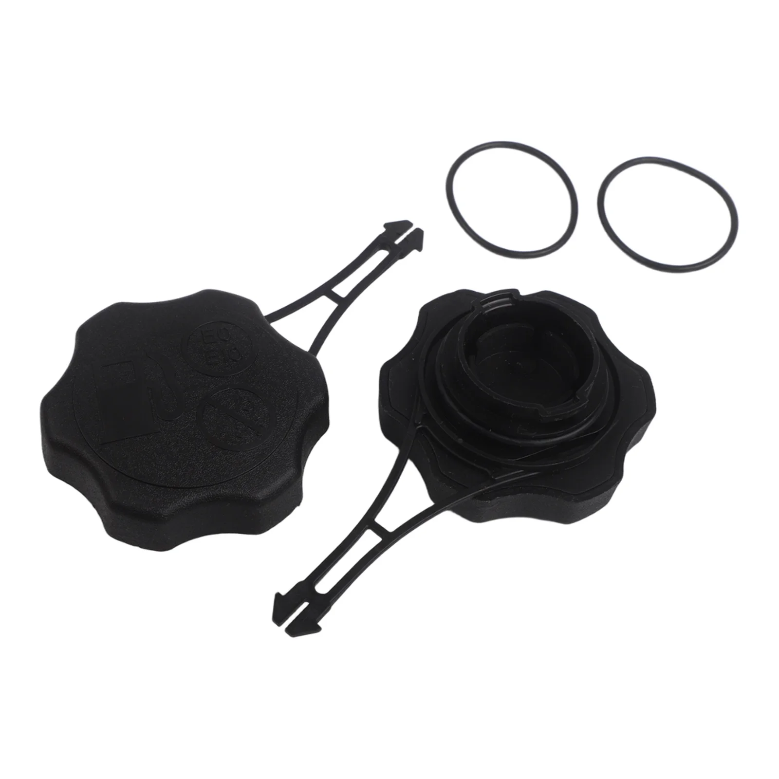 Tapa de tanque de combustible de 2 piezas 594061, repuesto para cortacéspedes TORO, CRAFTSMAN, TROYBILT con motor 675exi 725exi
