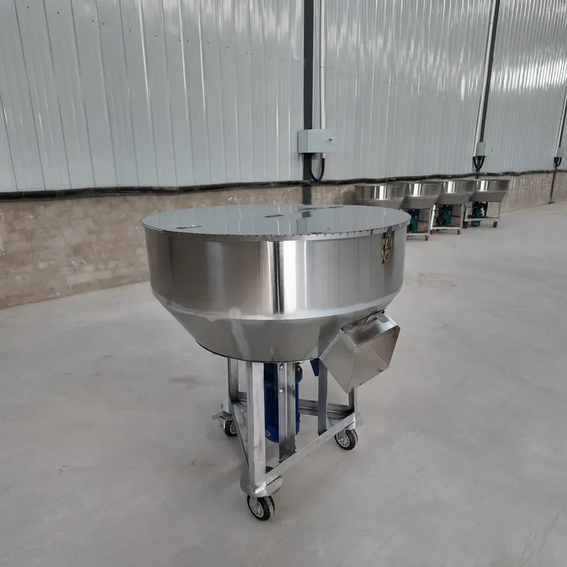 Small Stainless Steel Feed Mixer Seed Coating Machine Mini Animal Poultry Feed Mixer Seed Treater for Grain Farm Mixing