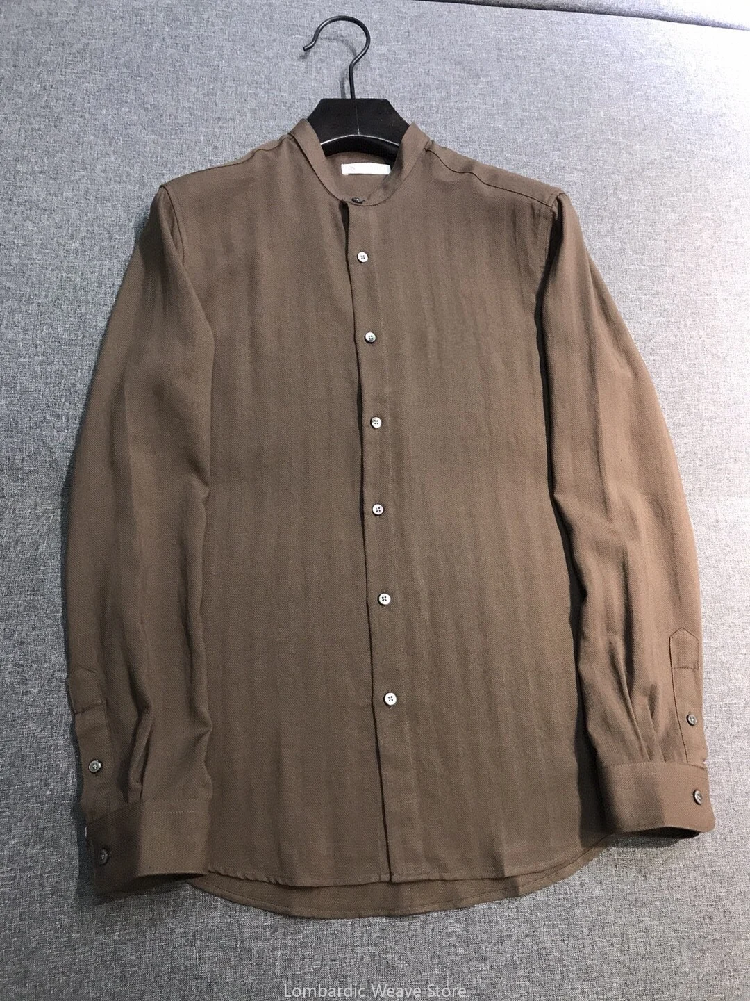 

LP 25ss Linen Crew Neck Long Sleeve Casual Shirt