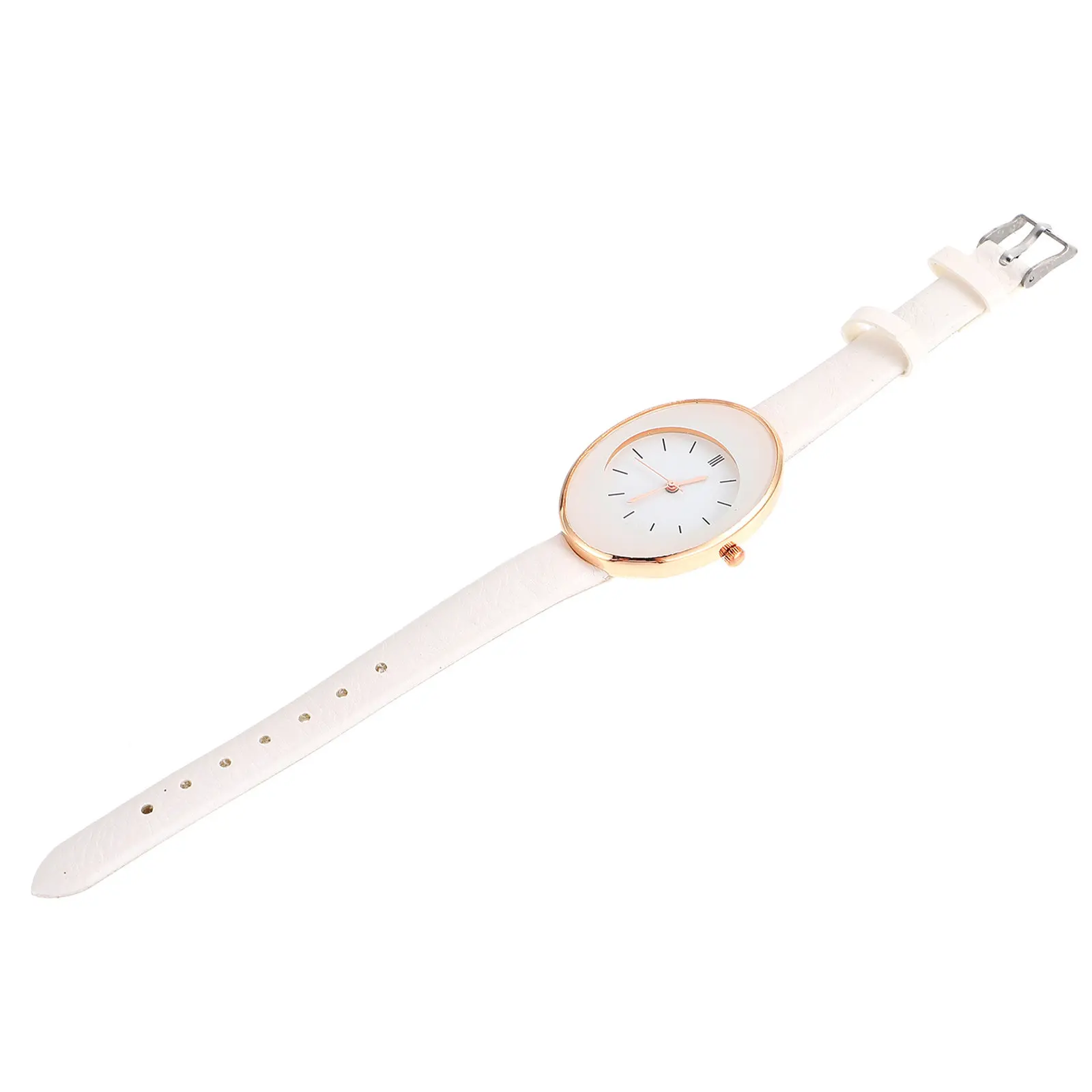 Women Decor Quartz Watch Elegant Minimalist Design Comfortable Adjustable Strap Reliable Quartz Movement for Casual Formal Wear