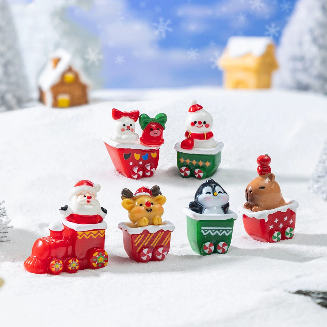 Christmas Tree Doll Colorful Mini Christmas Decorations Snowman Figurine High Quality Reindeer Ornaments For Micro Landscape New
