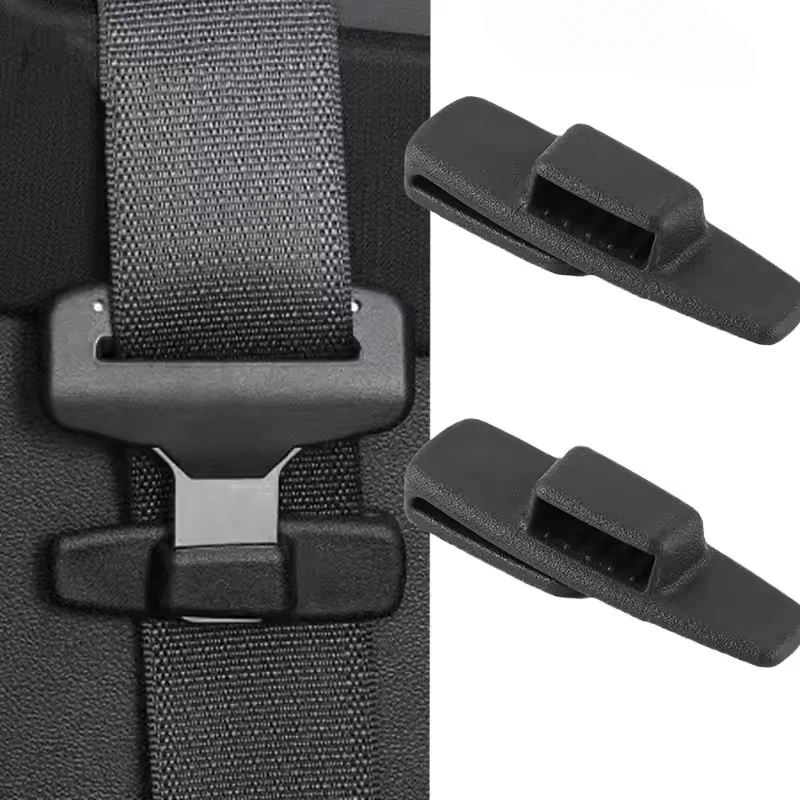 

Pair of Car Seat Belt Adjustment Protection Clip Seat Belt Limiter Elastic Buckle Support Car Interior Accessories