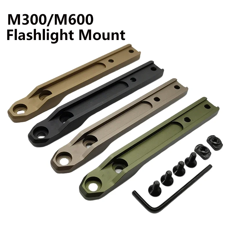 

New Tactical Lightbar Scout Mount For Scout lights M300 M600 for Mlok or Keymod rails Gel Blaster AEG GBB Airsoft