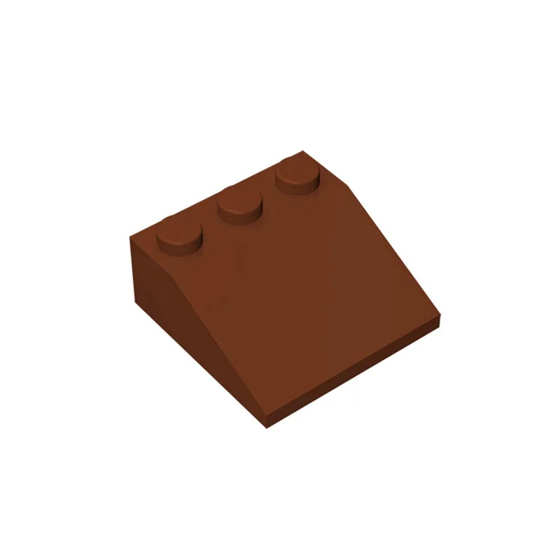 Moc 10 pçs de alta tecnologia compatível 4161 3x3 inclinação 33 castelo blocos de construção kit geral quebra-cabeça casa tijolo idéia montar brinquedo presentes