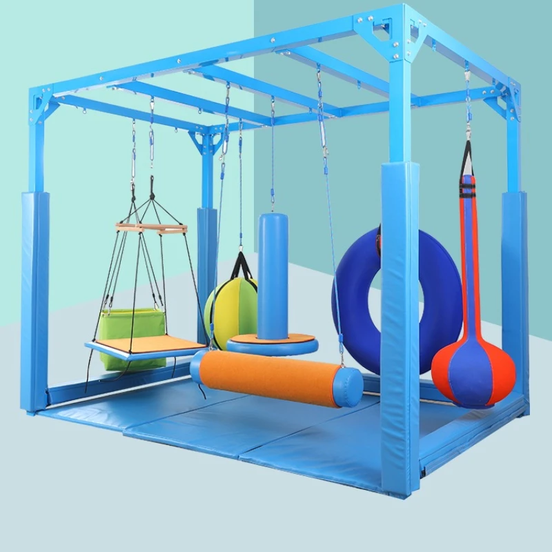 Sensory suspension swing Children's indoor physical exercise training equipment Climbing outdoor Household hanging basket