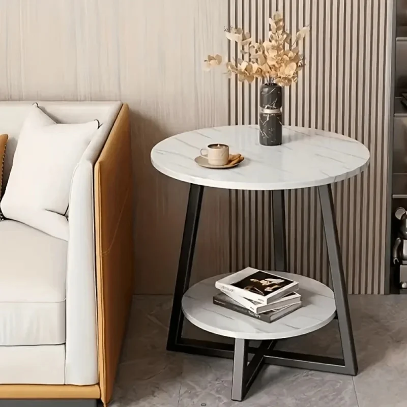 Custom Minimalist Round Side Table for Small Spaces