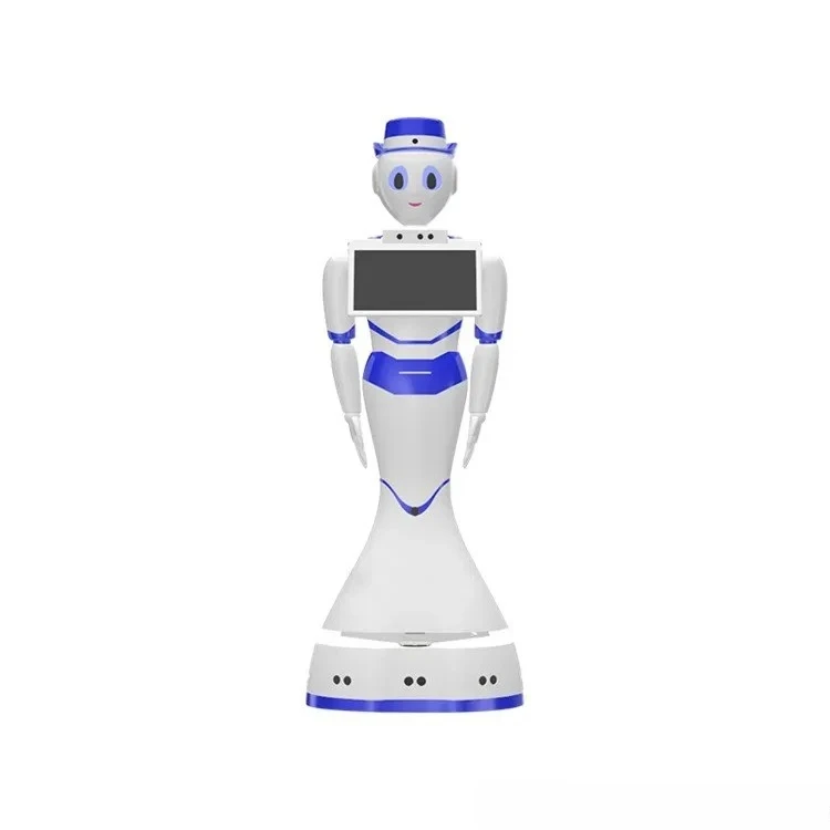 Human Automatic Walk and Talk for Public Place Reception Guide Service Robot for Showroom ChatGPT Voice Interaction  Human Robot