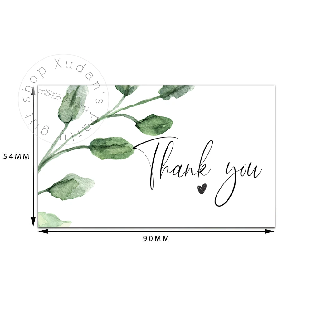 30pcs Thank You for Supporting My Small Business Card Thanks Greeting Card Appreciation Cardstock for Sellers Gift Merci Card