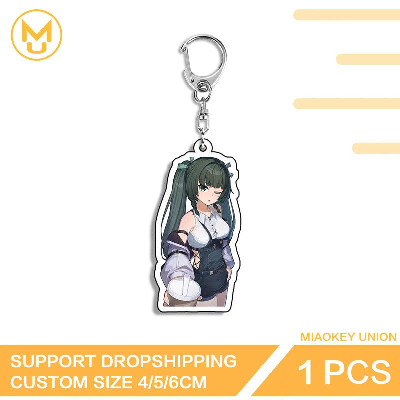 Zenless Zone Zero Keyring Pocket Pussy Qingyi Ai Girl Lighting Costumes Car Backpacks Props AE Free Item For Lover Couple