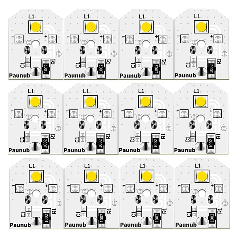 WR55X11132 WR55X25754 LED Light For GE Refrigerator Replace WR55X30602 WR55X26486 PS4704284 3033142 EAP12172918 Easy To Use