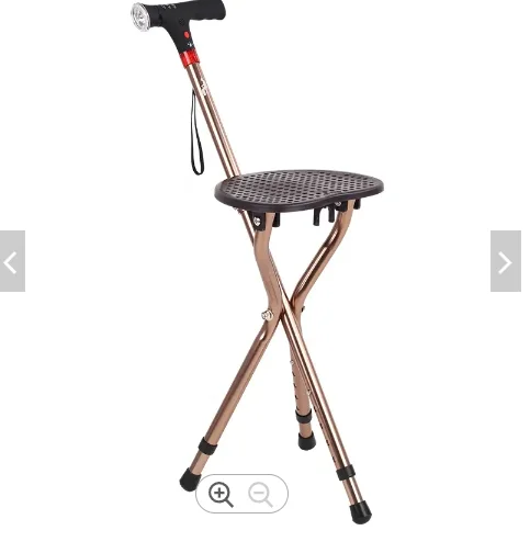 

Folding Cane with Seat, Heavy Duty Aluminum Alloy Walking Stick, Rugged and Durable Rehabilitation Cane, Physiotherapy Support