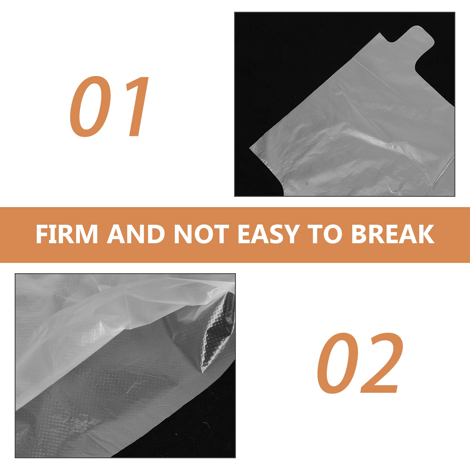 

200 pcs Foot Mask Disposable HDPE Cover Trying-on Soaking Transparent Multi-purpose Waterproof Oil-resistant Pedicure Home Salon