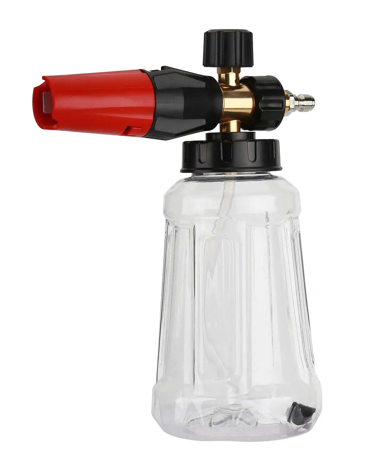 

Clear Soap Bottle Foam Cannon With 1/4 Inch Quick Connect For Pressure Washer Car Cleaning Tool