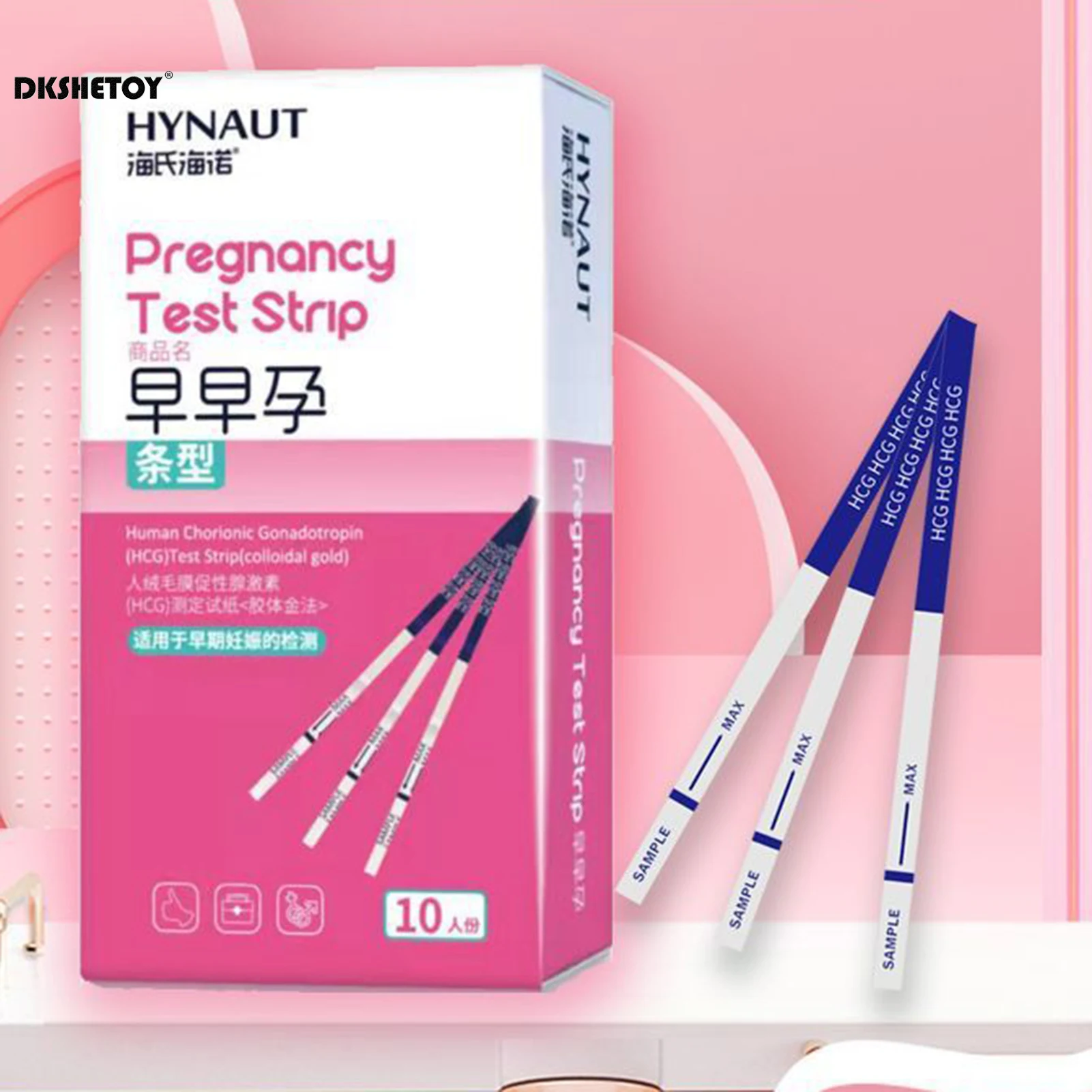 10pcs HCG Early Pregnancy tests for women before period with urine cup testing kit Quick Results for Women Measuring Stick