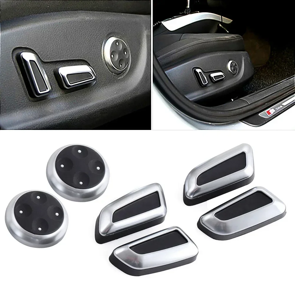 6pcs For Volkswagen /VW Jetta MK5 GTI Passat B7 CC Tiguan for Audi Q3 Q5 A3 A4 A5 A7 Seat Adjustable Knob Button Switch