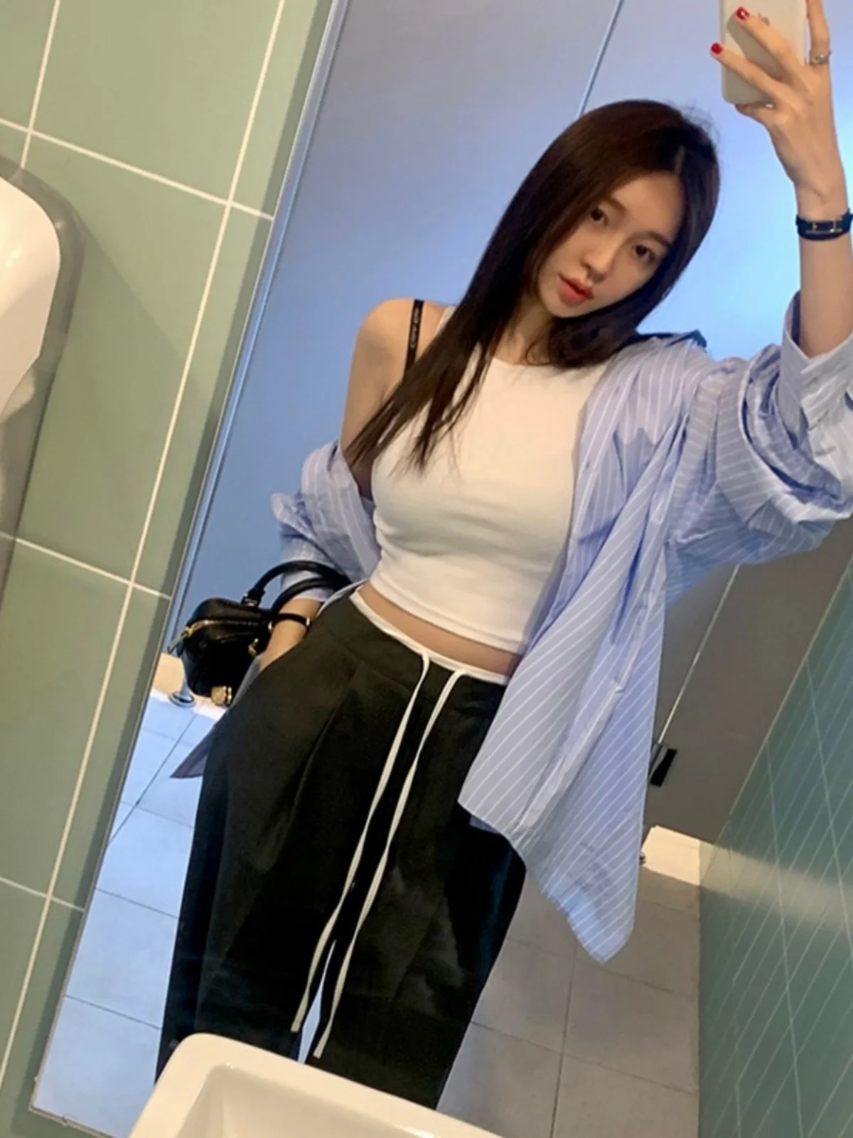 Ay High Waist Dstri… - image