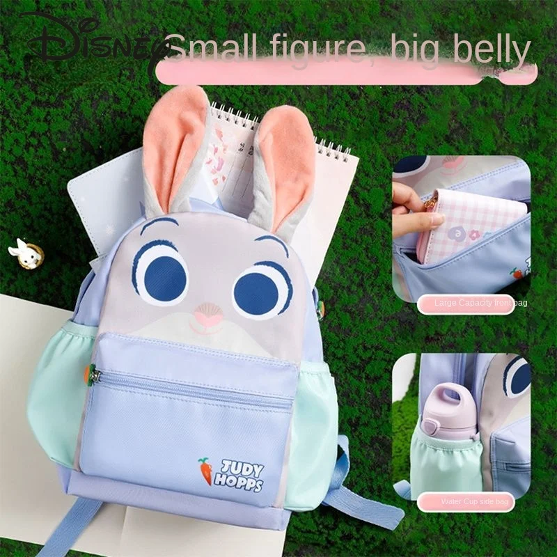 Disney New Girls' Backpack Fashion High Quality Children's Backpack Cartoon Small Fresh Versatile Lightweight Toy Storage Bag