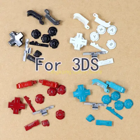 1Set Full Buttons For Nintend 3DS ABXY Button Cross D Pad Button Power On Off Buttons Kit For 3DS Game Console Replacement