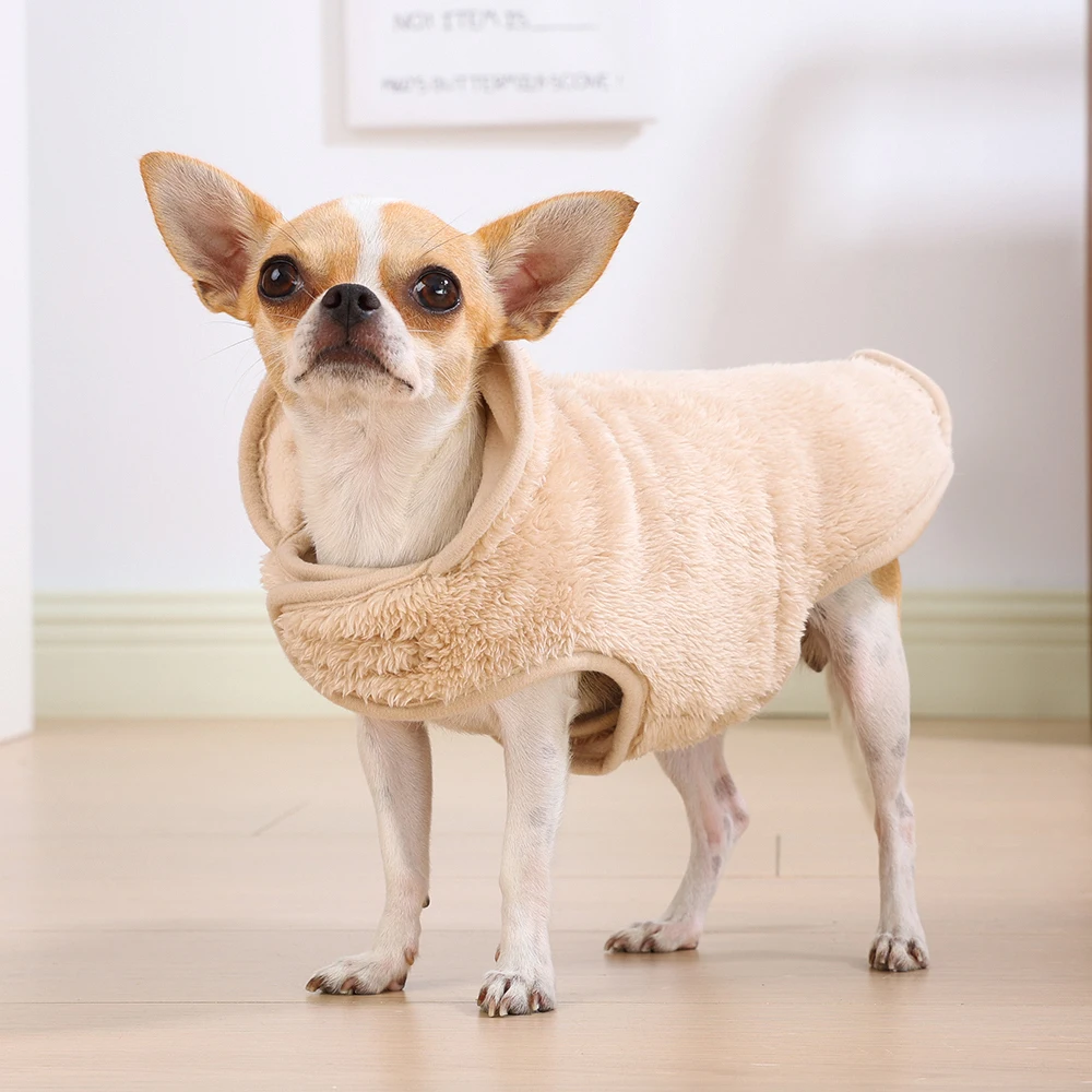 Wendejacke für große Hunde, warmer Fleece-Wintermantel, verstellbar, Stehkragen, Haustierweste, Hunde- und Katzenkleidung für Labrador Golden Retriever – Detail 13