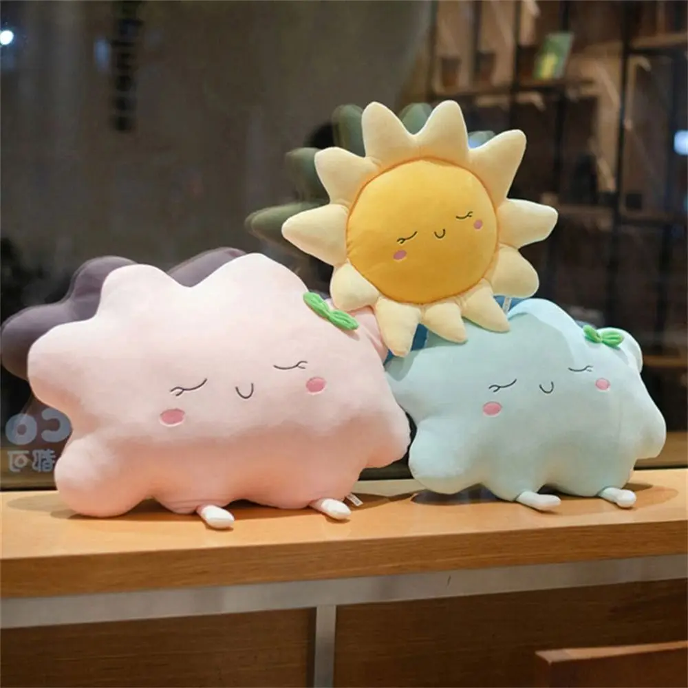 

Creative Sun Plush Toy Soft Pillow Home Decor Plushie Cloud Soft Stuffed Cushion Pillow Cute Kids Toys Birthday Gift