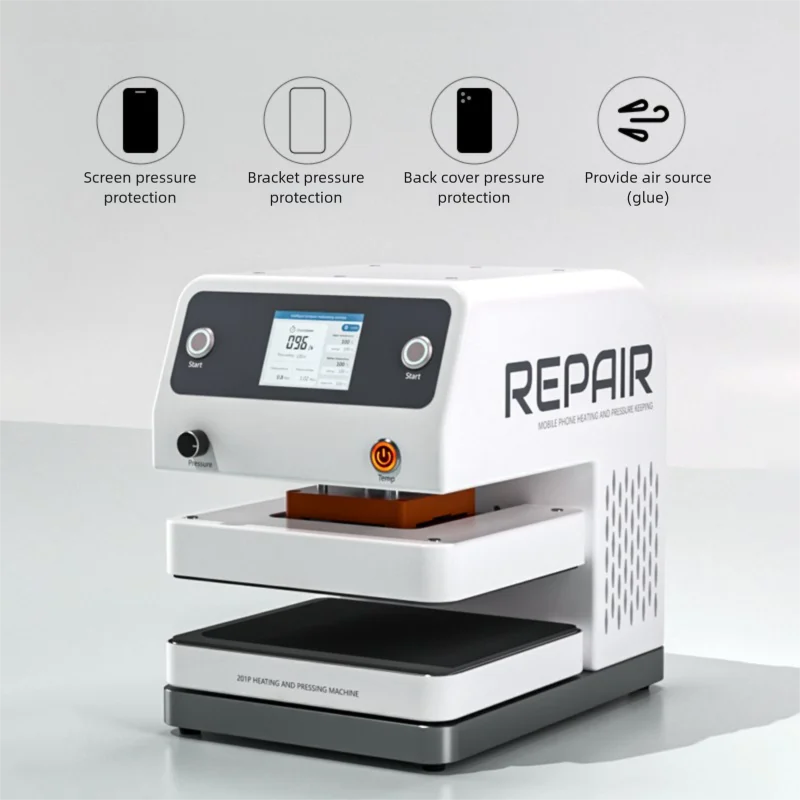 JH TBK201P Intelligent Compression Machine Mobile Phone Heating Pressure Holding Machine for Cellphone Screen Repair