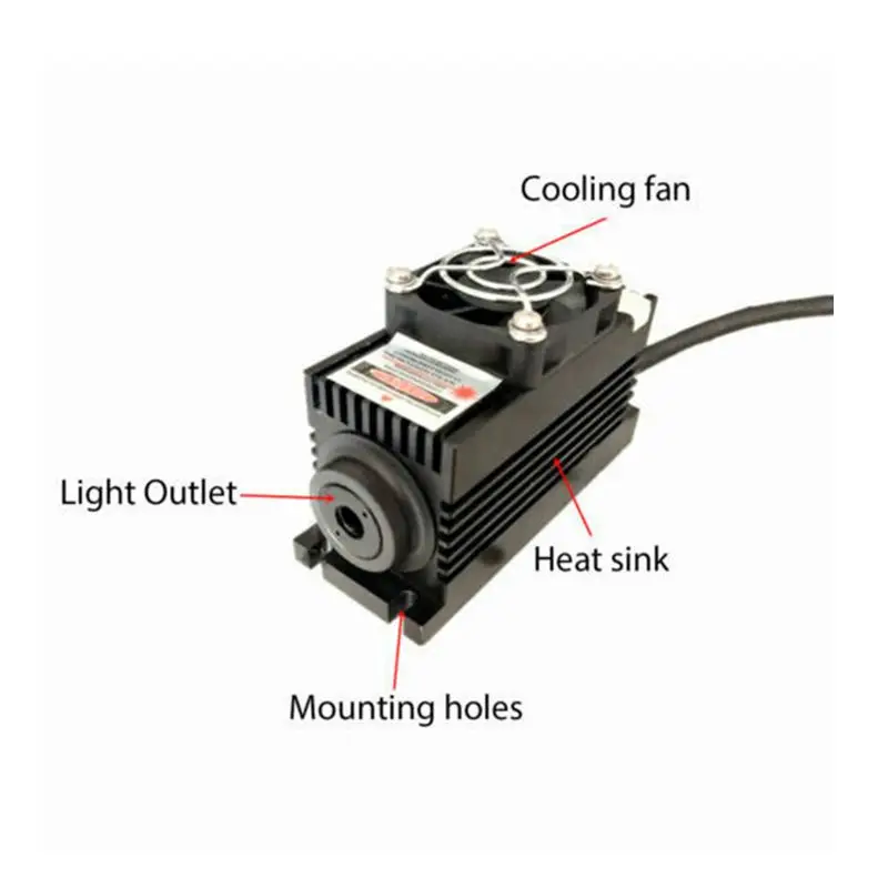 1064nm 100~ 1000MW Infrared Lab Research IR Laser Module With TEC Cooling Power Supply TTL/Analog Modulation