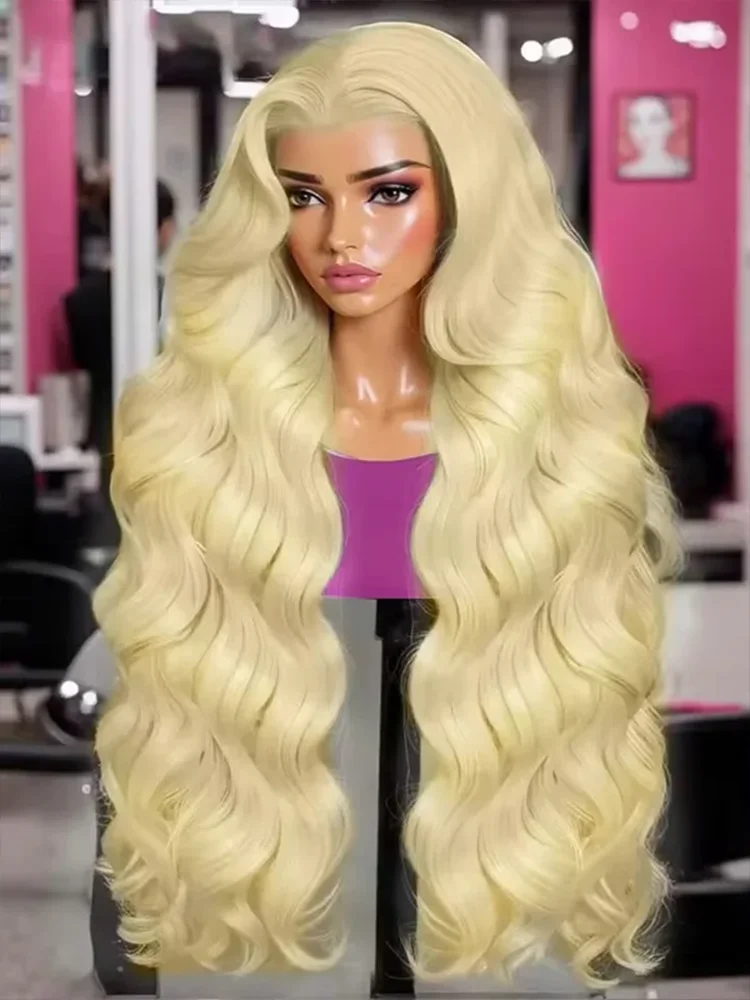 

30 дюймов 613 Парик фронта шнурка Человеческие волосы 13x6 13x4 Прозрачный парик фронта шнурка блондинка 613 Объемная волна Парики фронта шнурка Человеческие волосы