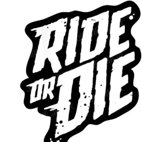 Imagen 2 del producto Pegatinas para cuadro de bicicleta RIDE or DIE, calcomanías de vinilo impermeables para bicicleta de montaña DIY, adornos decorativos para motocicleta, 1 ud.