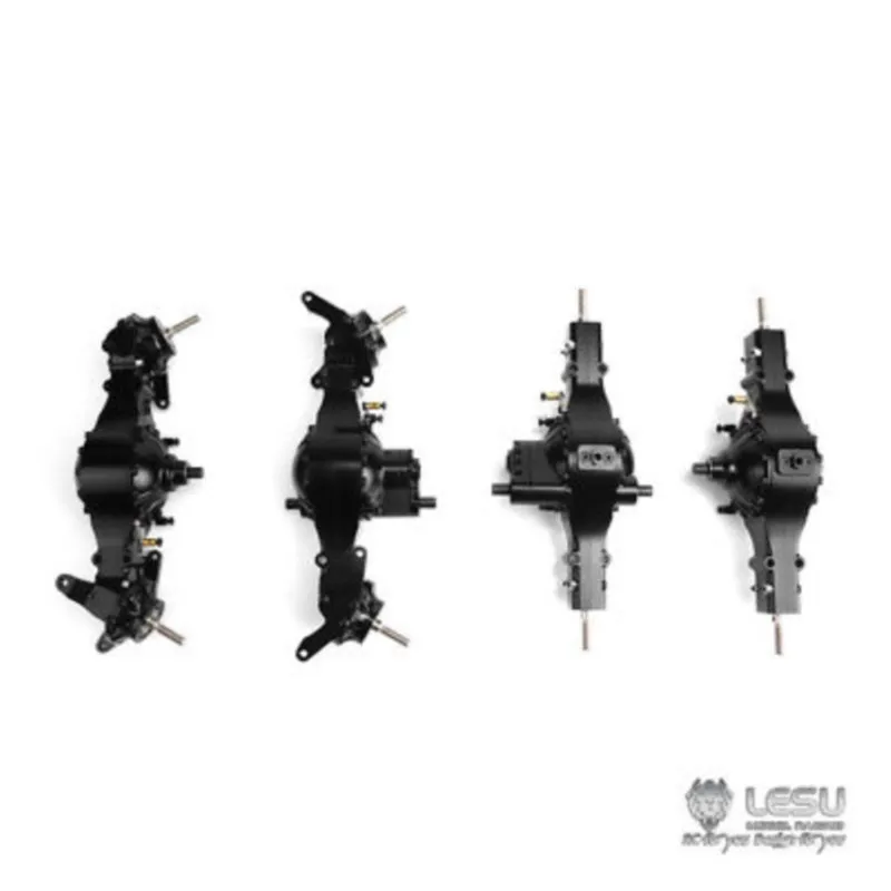 LESU 1/14 Metal 8*8 Front Rear Axles Differential Lock For RC Tractor Truck Tamiyaya Model Spare Part TH02069-SMT5