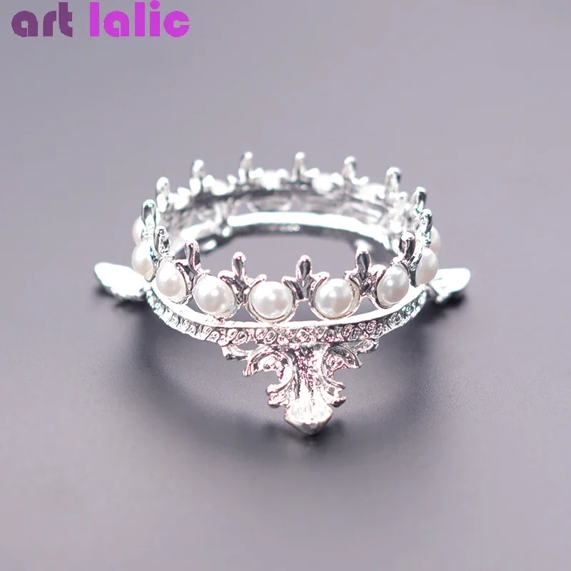 Kroon Ontwerp Nail Art Borstel Houder Set Pen Displayer Gereedschap Acryl Uv Gel Steun Voor Decoraties