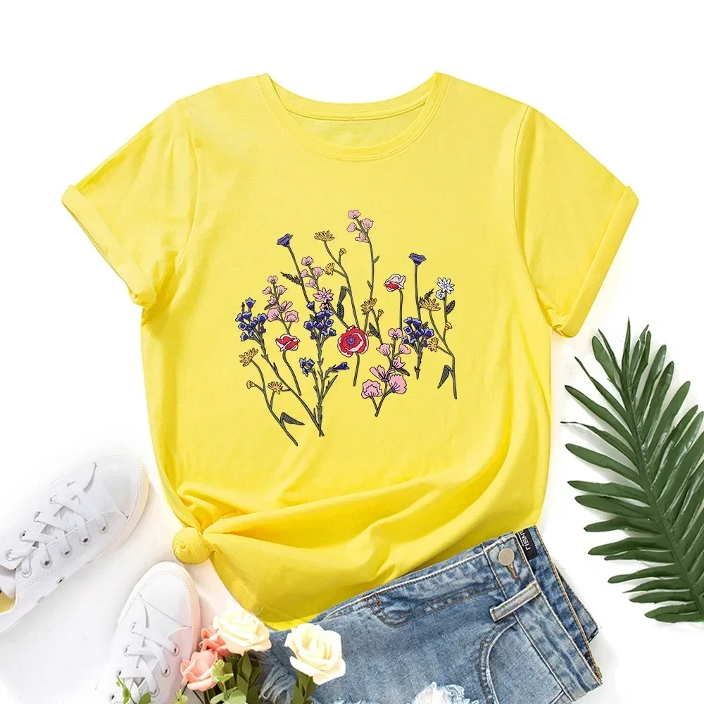 Camiseta extragrande feminina, manga curta, camiseta feminina, roupa Harajuku, blusa de algodão, verão